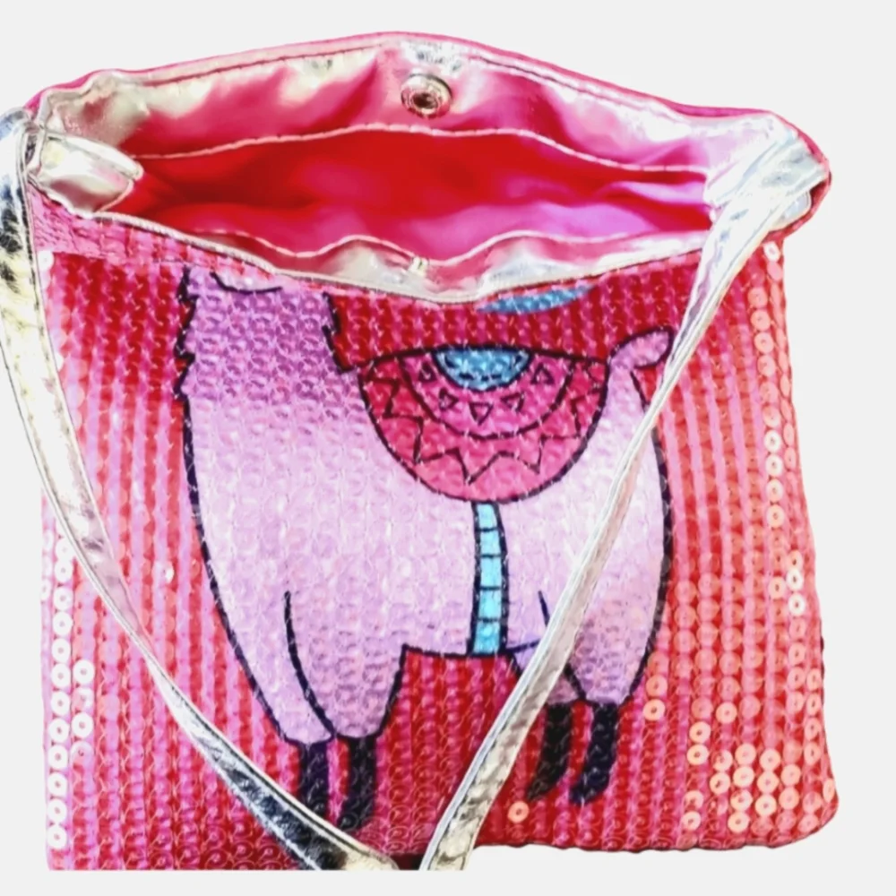 Little Girl Llama Purse